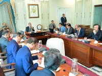 prime minister shehbaz sharif chairing a meeting on the progress of the pakistan railways transformation plan photo pmo prime minister shehbaz sharif chairing a meeting on the progress of the pakistan railways transformation plan photo pmo