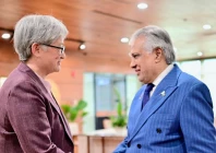 deputy prime minister and foreign minister ishaq dar meets australia s foreign minister senator penny wong on the sidelines of the asean regional forum arf 2026 in manila photo fo