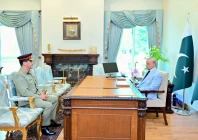 prime minister shehbaz sharif on friday promoted lieutenant general aamer raza the pakistan army s chief of general staff to the rank of four star general and appointed him as commander national strategic command cnsc photo pmo