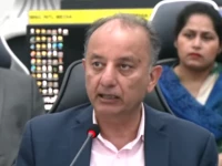 climate minister musadiq malik speaking at the national disaster management authority ndma screengrab