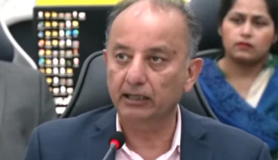 climate minister musadiq malik speaking at the national disaster management authority ndma screengrab