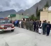 the bodies of nirmal purja wang zhong nima sherpa gyalu sherpa and killi pemba kilu sherpa transported by helicopter to the combined military hospital cmh in skardu screengrab