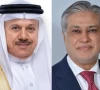 pictured above bahrain s foreign minister dr abdullatif bin rashid al zayani l deputy prime minister and foreign minister ishaq dar r