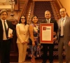 california ambassador rizwan saeed sheikh at state senate of california during passage of historic resolution on pakistan us relations 11th august 2026 photo pakistans embassy washignton dc