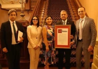 california ambassador rizwan saeed sheikh at state senate of california during passage of historic resolution on pakistan us relations 11th august 2026 photo pakistans embassy washignton dc