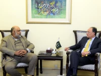 finance minister muhammad auranzgeb meets with pakistan digital authority pda chairperson dr sohail munir in islamabad photo x