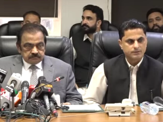 special adviser to the prime minister rana sanaullah announces the joining of independent ajk lawmaker sardar sajid iqbal to the pml n at a press conference in islamabad screengrab special adviser to the prime minister rana sanaullah announces the joining of independent ajk lawmaker sardar sajid iqbal to the pml n at a press conference in islamabad screengrab