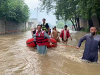 rescue 1122 continues evacuations as rain lashes different areas of khyber pakhtunkhwa photo express