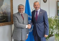 deputy prime minister and foreign minister ishaq dar meets international maritime organization secretary general arsenio dominguez in london photo mofa