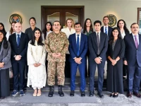 cdf asim munir meets a delegation of harvard business school students representing multiple countries during their visit to pakistan in rawalpindi on august 28 2026 photo ispr cdf asim munir meets a delegation of harvard business school students representing multiple countries during their visit to pakistan in rawalpindi on august 28 2026 photo ispr