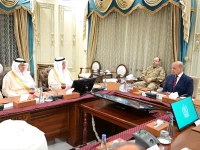 prime minister shehbaz sharif meets saudi minister for environment water and agriculture engineer abdulrahman bin abdulmohsen al fadley at the prime minister s house in islamabad photo pmo prime minister shehbaz sharif meets saudi minister for environment water and agriculture engineer abdulrahman bin abdulmohsen al fadley at the prime minister s house in islamabad photo pmo
