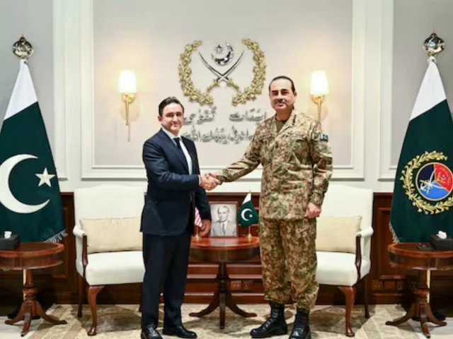 chief of army staff and chief of defence forces field marshal syed asim munir meets with andrew fox founder and ceo of powerus a u s based company specialising in defence and critical infrastructure solutions at general headquarters ghq in rawalpindi pakistan september 16 2026 photo ispr chief of army staff and chief of defence forces field marshal syed asim munir meets with andrew fox founder and ceo of powerus a u s based company specialising in defence and critical infrastructure solutions at general headquarters ghq in rawalpindi pakistan september 16 2026 photo ispr