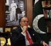 finance minister muhammad aurangzeb speaks during a reuters interview with a portrait of mohammad ali jinnah founder and first governor general of pakistan in the background in islamabad pakistan june 15 2026 photo reuters