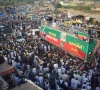 supporters of pti gather during a protest march in lakki marwat khyber pakhtunkhwa province on october 4 2026 photo reuters supporters of pti gather during a protest march in lakki marwat khyber pakhtunkhwa province on october 4 2026 photo reuters