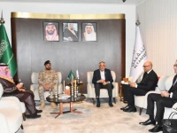 deputy prime minister and foreign minister ishaq dar arrived in riyadh on monday to attend a meeting of the strategic political and defence committee spdc photo foreignoffice x deputy prime minister and foreign minister ishaq dar arrived in riyadh on monday to attend a meeting of the strategic political and defence committee spdc photo foreignoffice x