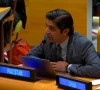 counsellor muhammad jawad ajmal pakistan s representative at the united nations speaks during a session of the un general assembly in new york photo x