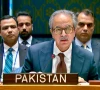 pakistan s permanent representative to the united nations ambassador asim iftikhar ahmad addresses the un security council monthly briefing on yemen on october 9 2026 photo x