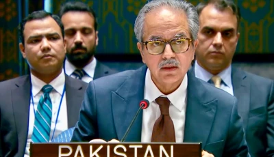 pakistan s permanent representative to the united nations ambassador asim iftikhar ahmad addresses the un security council monthly briefing on yemen on october 9 2026 photo x