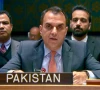 pakistan s acting permanent representative to the un ambassador usman jadoon addresses a un security council briefing on the humanitarian and political situation in syria photo x