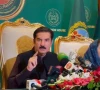khyber pakhtunkhwa governor faisal karim kundi addresses a ceremony honouring police martyrs at the governor house in peshawar screengrab