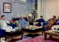 tehreek e tahafuz e aain pakistan ttap chairman mahmood khan achakzai chairs a meeting of opposition leaders in islamabad on thursday photo ttap x