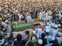funeral prayers were offered for the children killed in the peshawar school roof collapse photo express