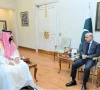the newly arrived ambassador of the kingdom of saudi arabia dr rajeh tami albugamy called on prime minister shehbaz sharif in islamabad on friday photo pmo x