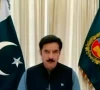 khyber pakhtunkhwa governor faisal karim kundi speaks at a press conference in peshawar screengrab