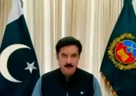 khyber pakhtunkhwa governor faisal karim kundi speaks at a press conference in peshawar screengrab