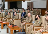 chief of army staff and chief of defence forces field marshal asim munir visits corps headquarters in peshawar on friday photo ispr
