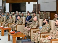chief of army staff and chief of defence forces field marshal asim munir visits corps headquarters in peshawar on friday photo ispr