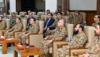 chief of army staff and chief of defence forces field marshal asim munir visits corps headquarters in peshawar on friday photo ispr