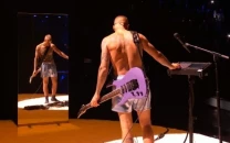 justin bieber debuts massive back tattoo during shirtless grammys 2026 performance