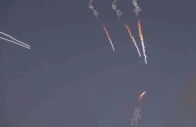 iranian missiles are launched as iran s revolutionary guards said they had carried out attacks against a u s base in jordan and 21 other targets in the gulf on wednesday in retaliation for american strikes around the strait of hormuz from a location given as tehran iran released june 10 2026 in this still image taken from a video photo reuters