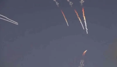iranian missiles are launched as iran s revolutionary guards said they had carried out attacks against a u s base in jordan and 21 other targets in the gulf on wednesday in retaliation for american strikes around the strait of hormuz from a location given as tehran iran released june 10 2026 in this still image taken from a video photo reuters