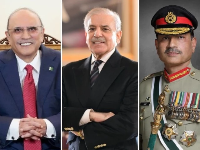 president asif zardari pm shehbaz sharif and field marshal asim munir