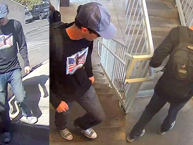 A combination photo shows a person of interest in the fatal shooting of US right-wing activist and commentator Charlie Kirk during an event at Utah Valley University, in Orem, Utah, US shown in security footage released by the Utah Department of Public Safety on September 11, 2025. Photo: Reuters