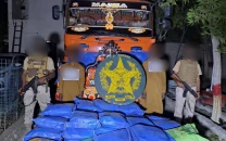 nine arrested as anf seizes 1353kg of drugs in seven operations across pakistan