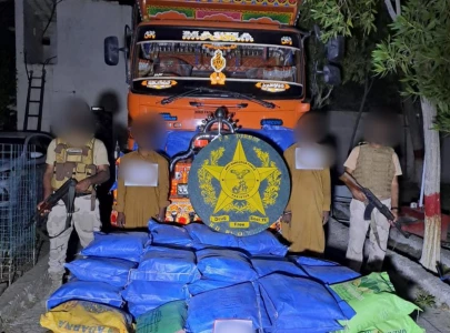 nine arrested as anf seizes 1353kg of drugs in seven operations across pakistan