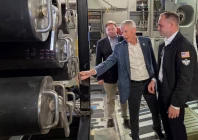 us energy secretary chris wright and u s under secretary of defense for acquisition and sustainment michael duffey on board a c 17 cargo plane that transported valar atomics ward nuclear microreactor from march air force base in california to hill air force base in utah at the hill air force base in utah us february 15 2026 photo reuters