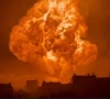 a massive fireball due to the explosion of an lpg tanker in taftan balochistan february 19 2026 photo screengrab