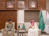 chief of defence forces asim munir and minister of defense khalid bin salman met today to discuss the security situation arising from the us israel war on iran photo ispr
