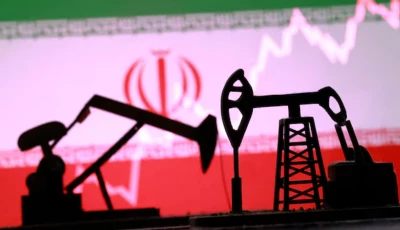 3d printed oil pump jacks iranian flag and a rising stock graph appear in this illustration taken march 2 2026 photo reuters