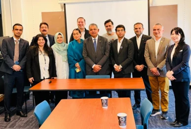 ambassador rizwan saeed sheikh engaged students at columbia university sipa on pakistan s evolving geopolitical role photo pakistan consulate general of new york on x