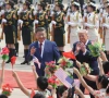 chinese president xi jinping and u s president donald trump attend a welcome ceremony at the great hall of the people in beijing china may 14 2026 photo reuters