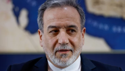 iran s foreign minister abbas araghchi attends a press conference at the iranian embassy in new delhi india on may 15 2026 photo reuters