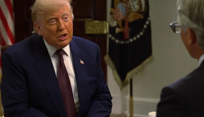 us president donald trump on the axios show photo screengrab
