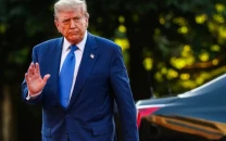 us president donald trump arrives at a dinner for nato heads of state and governments hosted by dutch king willem alexander and dutch queen maxima on the sidelines of a nato summit at huis ten bosch palace in the hague netherlands june 24 2025 photo reuters