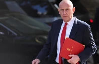british defence secretary john healey walks on downing street to attend a cabinet meeting the day before the state opening of parliament in london britain may 12 2026 photo reuters