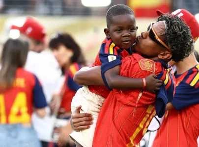 how lamine yamal celebrated spain s world cup win with younger brother keyne how lamine yamal celebrated spain s world cup win with younger brother keyne